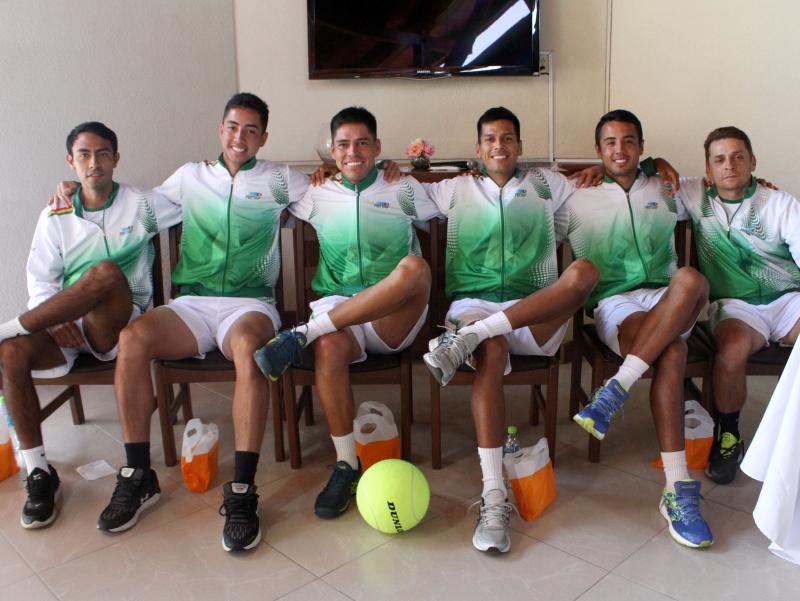 2020 Davis Cup WG I Playoffs BOL v DOM Equipo Bolivia  by Olga Almánzar (4)