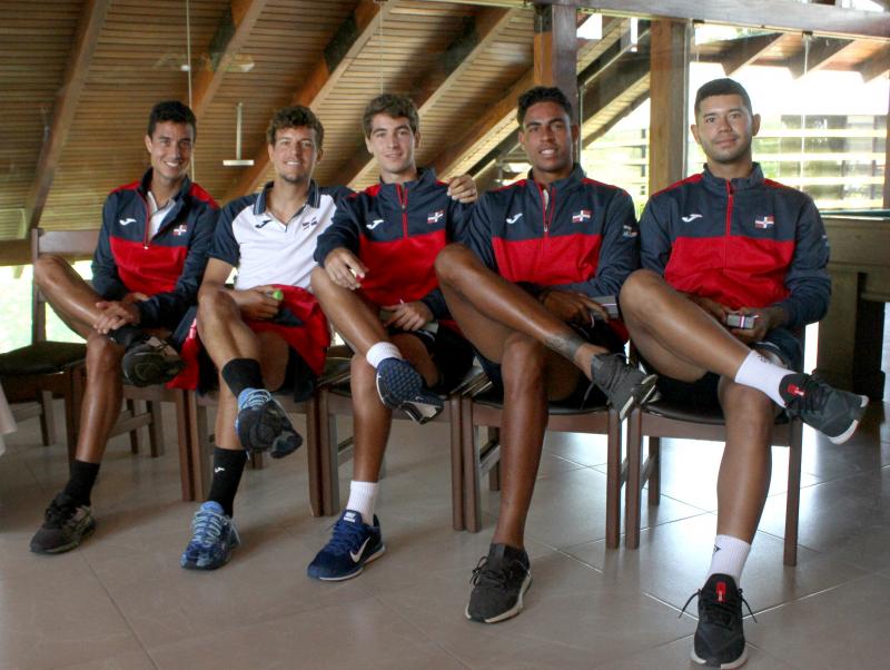 2020 Davis Cup WG I Playoffs BOL v DOM. Equipo Dominicano   by Olga Almánzar (1)